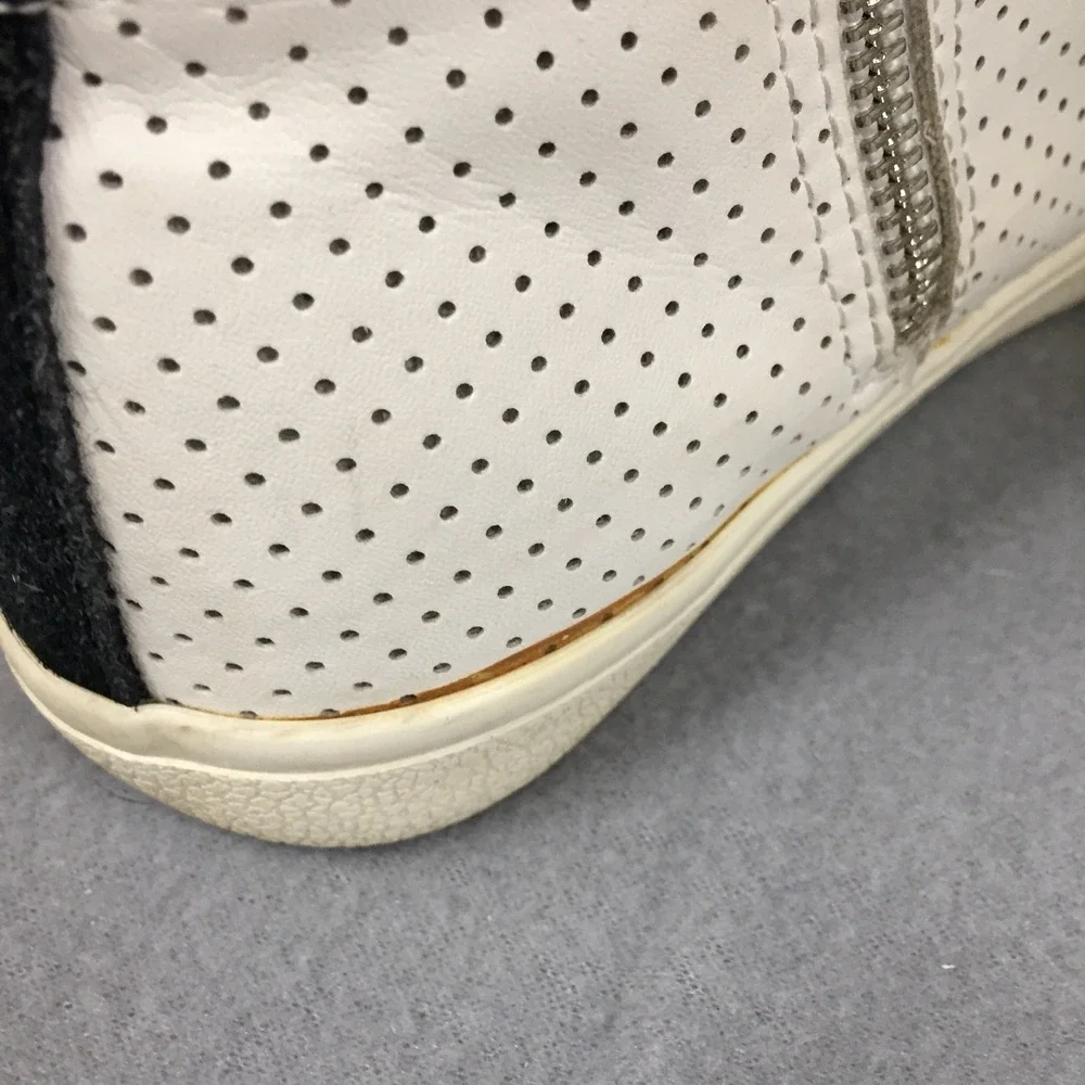 Vintage Havana‎ Gadol High-8 Star Studded High Top Sneakers White Grey Size 8